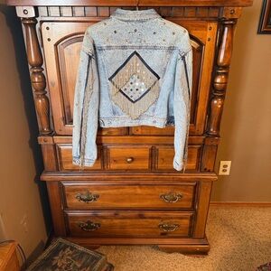Embellished Blue Jean Jacket